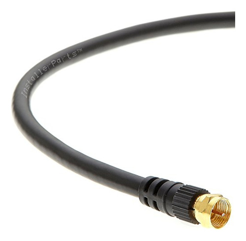 Cable Coaxial Rg6 Conectores Macho Tipo F (25 Pies), Ba...