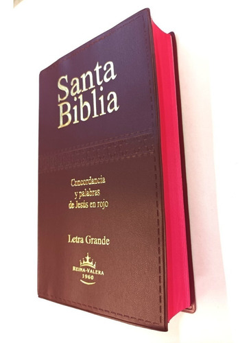 Biblia Letra Grande Reina Valera Tapa Bordot