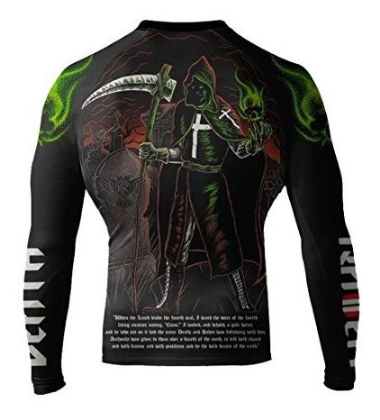 Raven Fightwear Hombre Four Horsemen Death Bjj Mma Rash Guar