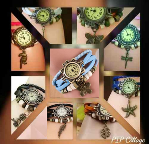 Lote De 10 Relojes Pulseras Dama Vintage Retro De Moda 2019