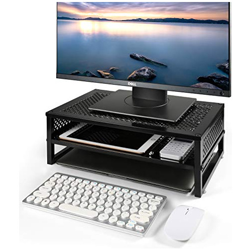 Soporte Vertical Para Monitor De 2 Niveles Con Tendencia Sim