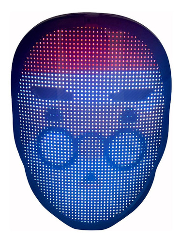 Disfraz Led Para Halloween, Máscara De Apoyo, Cambio De Cara