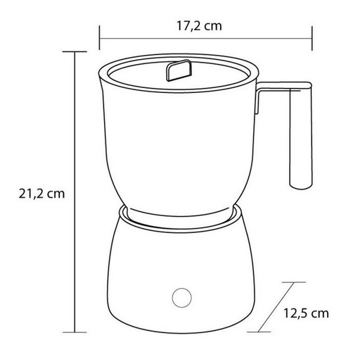 Imagen 2 de 2 de Chocotera Haceb 9001951 Gris