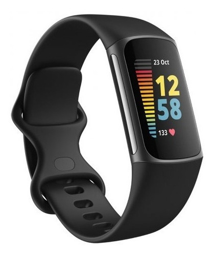 Fitbit Charge 5 Black Graphite Stainless Steel Advanced 