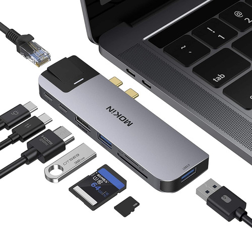 Adaptador Multipuerto Para Macbook Air 2020 Macbook Pro 2020