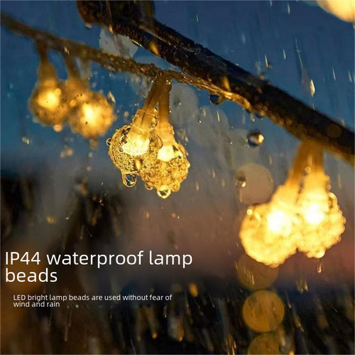 A (8 Funções Solares) Luzes De 5,2 M - Led De Gypsophila