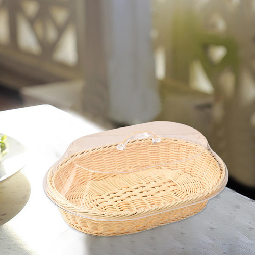 Cesta Para Servir Frutas, Frutero De Cocina Con Tapa, L