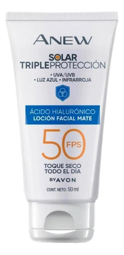 Avon anew protector solar 50 fps toque 50 ml