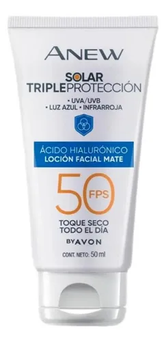 comprar Anew Protector Solar Avon 50 Fps Toque - mL