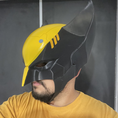 Capacete Wolverine Mod 2, Cosplay, Impressão 3d