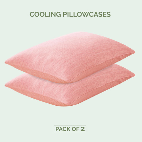 Juego De 2 Fundas De Almohada Refrescantes Transpirables Y S