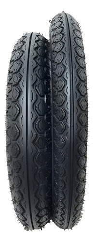 Pneu 80/100-14 + 60/100-17 Technic Tiger Biz 125 Pop 100