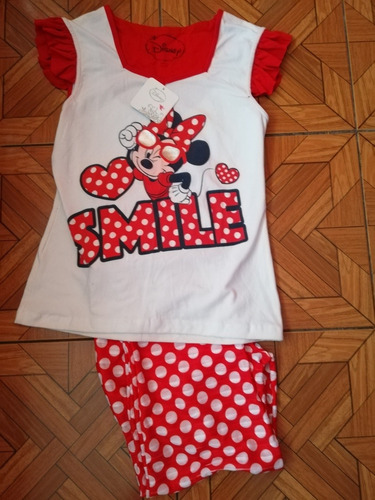 Pijama Para Dama Minnie Mouse Disney Pantalon Y Blusa Ropa