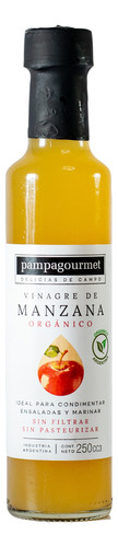 Vinagre De Manzana Orgánico Pampa Gourmet 250ml La Madre