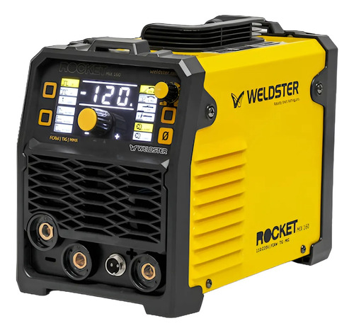 Soldadora Inversora Microalambre 110/220v 160a Rocket Mix160