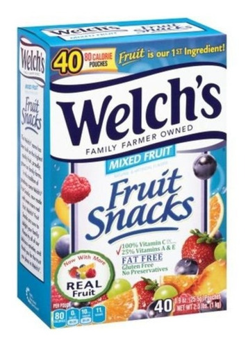 Welch's  Frutas Y Yogur 30 Pk/0.8 Oz