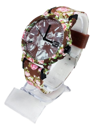 Kit 10 Relógios Feminino Silicone Flor Da Moda Atacado Promoção P/ Revenda Top Modelos Novos Re-o2