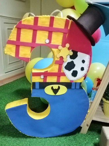 Piñata Numeros Toy Story Peppa Pig