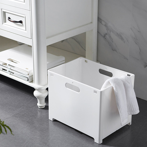 Cesta Plegable Para Ropa Sucia, Montada En La Pared, Perfora