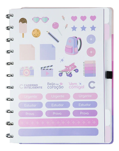 Cuaderno Inteligente Grande Unique By Cacau Color Colorido
