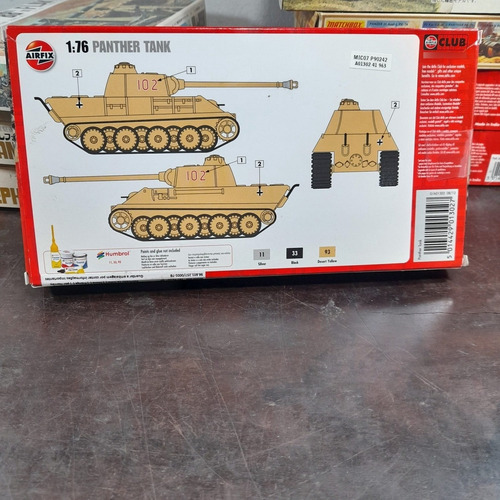 Imagem 5 de 5 de Plastimodelo Panter Tanque Alemão Ww2 Airfix A01302 1:76