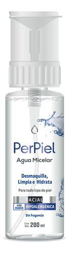 Perpiel Agua Micelar Monofasica Sin Fragancia X 200ml