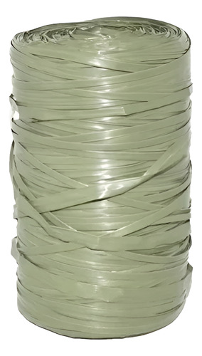 Rollo De Cinta Plastico Pp Recuperado Por Ovillo Polipropile Gris