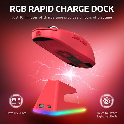 Ratón Bluetooth Attack Shark X6 Paw3395, Conexión Trimodo