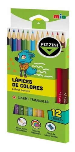 Lápices De Colores X12 De Pizzini En Magimundo!!!