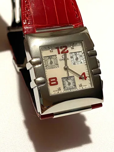 Reloj Omega Constellation Cuadra Para Dama Cron grafo Cua Cuotas
