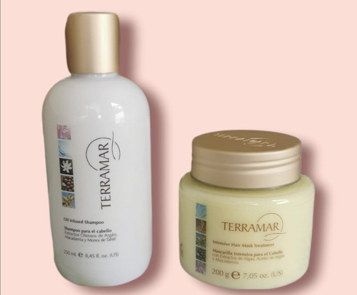 Mascarilla Intensiva Y Shampoo Para El Cabello Terramar