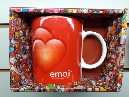 Taza Ceramica C/caja Emoji  Mod Varios Sobreruedasjuguetes