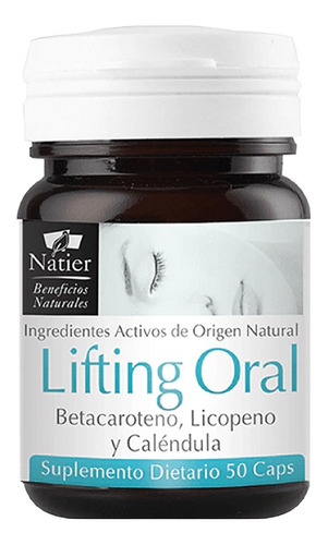 Lifting Oral Natier - Piel Sin Arrugas  X 50 Cápsulas