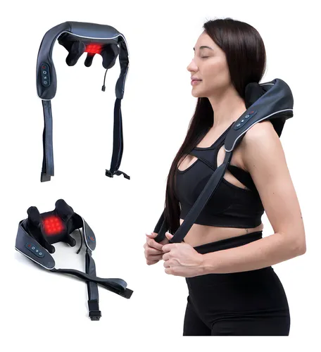 Massageador Colete Aquecimento Shiatsu Rx Pescoço Ombros