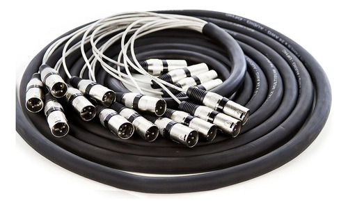 Multicabos Com Conectores Xlr 16 Vias Cirilo Cabos 15 Mt