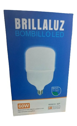 Bombillo Led Tipo Bulbo 60w Alta Iluminación Multivoltaje