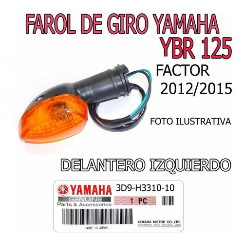 Farol Giro Yamaha Ybr 125 Full Original Delantero Derecho