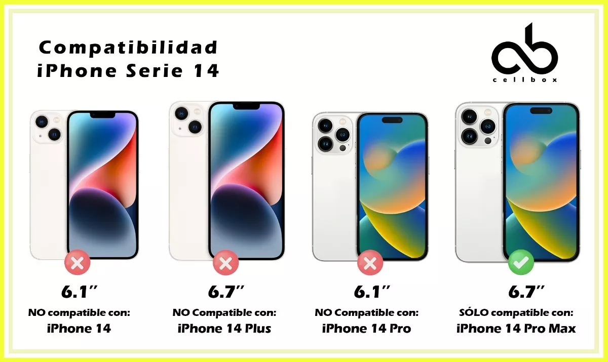 Tercera imagen para búsqueda de mica iphone 14 pro