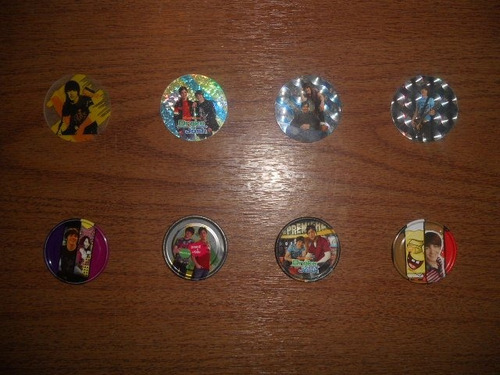 Lote De 16 Tazos De Drake & Josh E Icarly ( Sabritas ) (Usado)