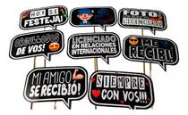 Comprar 10 Carteles Pra Foto Recibimiento Relaciones Internacionales