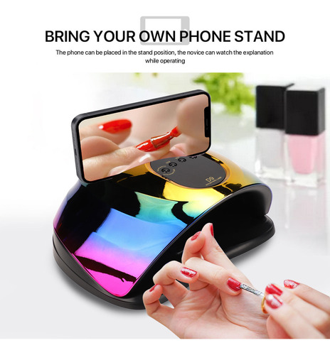Lámpara De Uñas De Gel Uv Secador Uñas Led Con 57 Leds