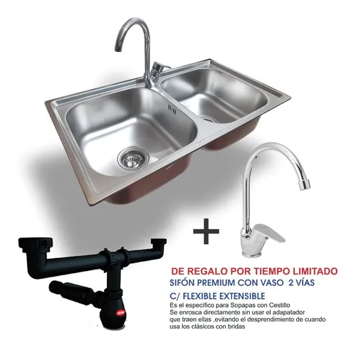 Canilla para bacha de cocina monocomando sale