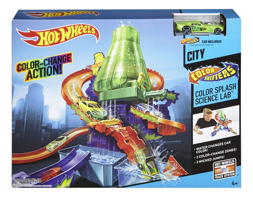 Pista De Juguete Hot Wheels Color Shifters Laboratorio Cient