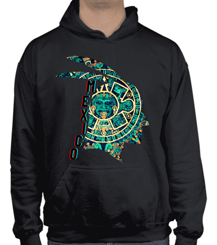 Sudadera Capucha Y Cangurera Unisex México Calendario Azteca