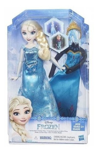 Frozen Muñeca Cambia De Moda Elsa Hasbro B5169-e