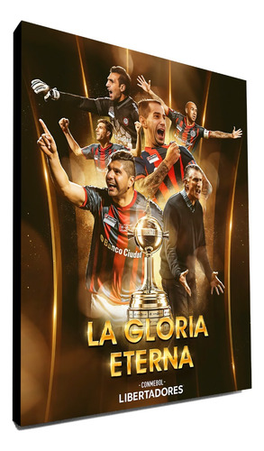 Cuadro San Lorenzo Campeon Copa Libertadores 2014 - 40x30 Cm