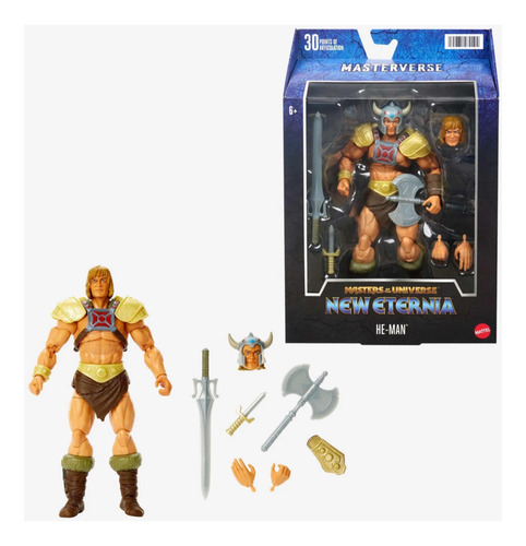 Masters Of The Universe New Eternia He Man Action Figure