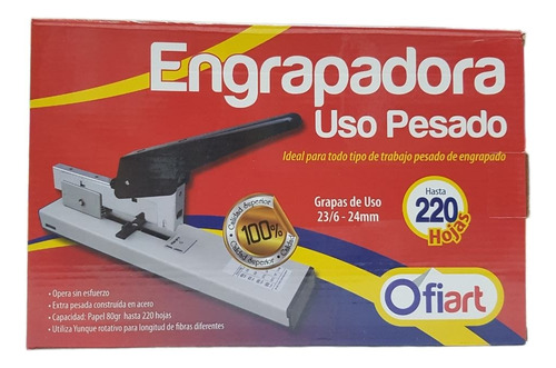 Engrapadora Industrial Uso Pesado 220 Hojas 