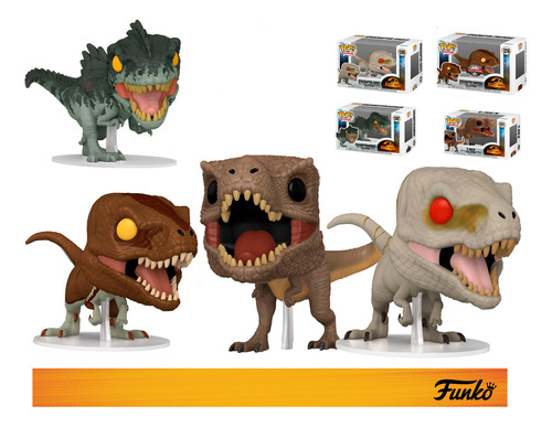 Funko Pop Movies: Jurassic Park World Pack - Dinosaurio