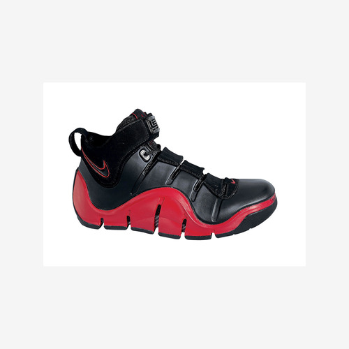 Zapatillas Nike Lebron 4 Black White Red 314647-011   